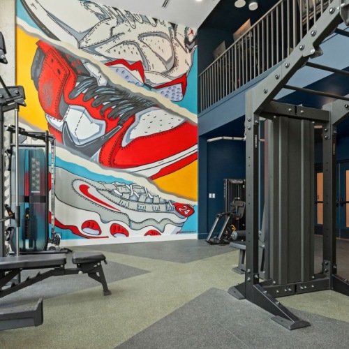 The Gym, 2-Story Fitness Center The Gym, 2-Story Fitness Center at Elan LoSo